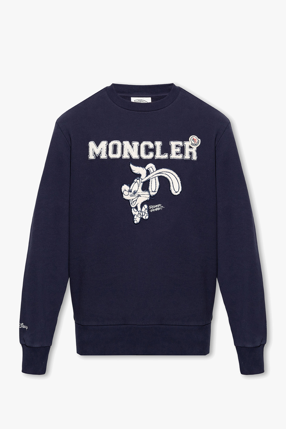 Navy blue Moncler x Disney Moncler - white layered hoodie
